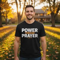 Load image into Gallery viewer, Power through prayer (1) Premium Unisex Crewneck T-shirt
