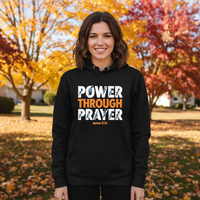 Load image into Gallery viewer, Power through prayer Unisex Pullover Hoodie
