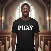 Load image into Gallery viewer, Pray for it on it over it through it (2) Premium Unisex Crewneck T-shirt
