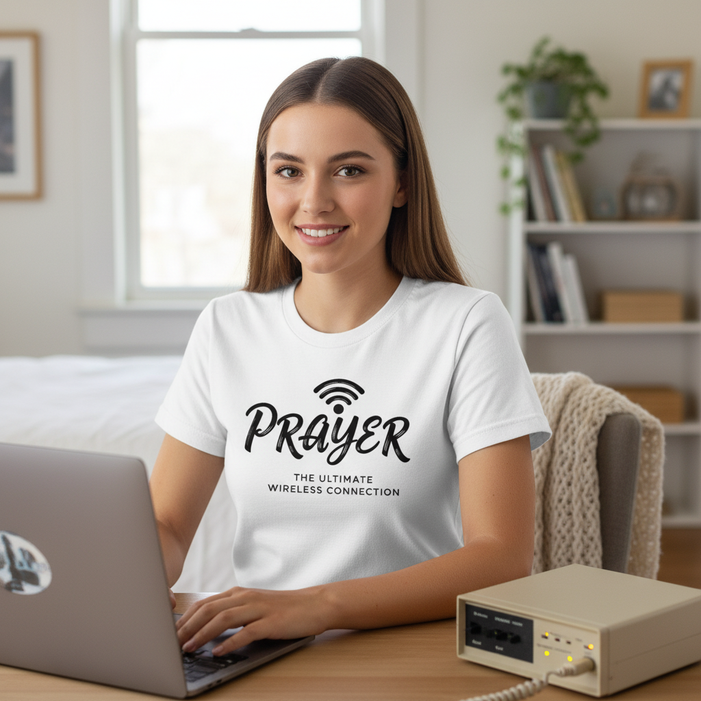 Prayer (4) Premium Unisex Crewneck T-shirt | Bella + Canvas 3001