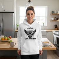 Psalms Faith over fear Premium Pullover Hoodie