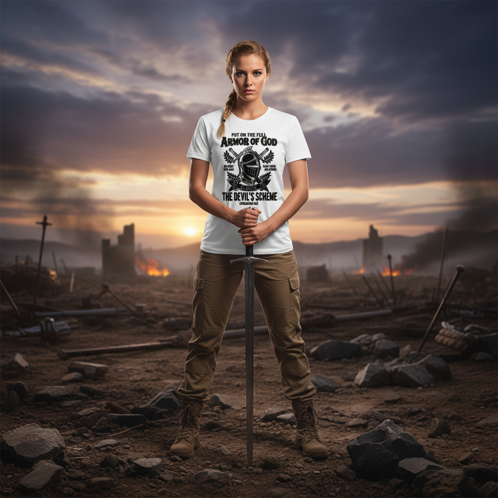 Put on the full armor of God (1) Premium Crewneck T-shirt