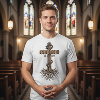 Load image into Gallery viewer, Rooted in Christ (1) Premium Unisex Crewneck T-shirt | Bella + Canvas 3001
