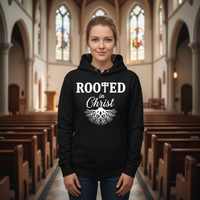 Load image into Gallery viewer, Rooted in Christ Unisex Pullover Hoodie
