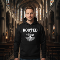 Load image into Gallery viewer, Rooted in Christ Unisex Pullover Hoodie
