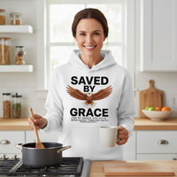 Load image into Gallery viewer, Saved by grace Pullover Hoodie
