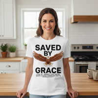 Load image into Gallery viewer, Saved by grace Premium Crewneck T-shirt
