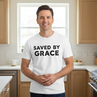 Load image into Gallery viewer, Saved by grace Premium Unisex Crewneck T-shirt
