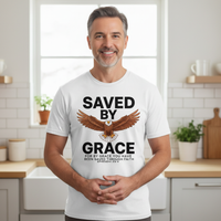 Load image into Gallery viewer, Saved by grace Premium Crewneck T-shirt
