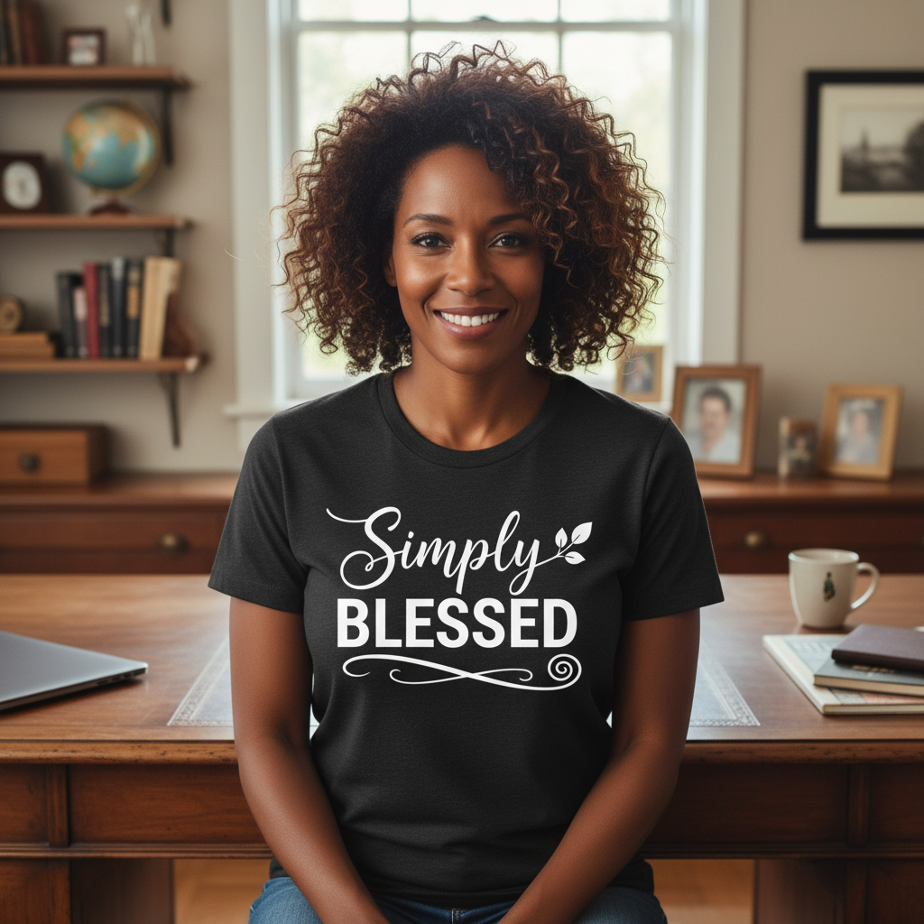 Simply blessed (1) Premium Crewneck T-shirt