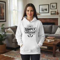 Load image into Gallery viewer, Simply blessed Unisex Pullover Hoodie
