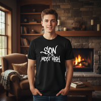 Load image into Gallery viewer, Son of the most high Premium Unisex Crewneck T-shirt
