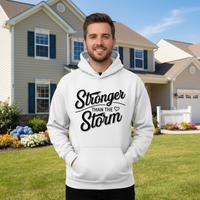 Load image into Gallery viewer, Stronger than the storm Classic Unisex Pullover Hoodie | Gildan® 18500
