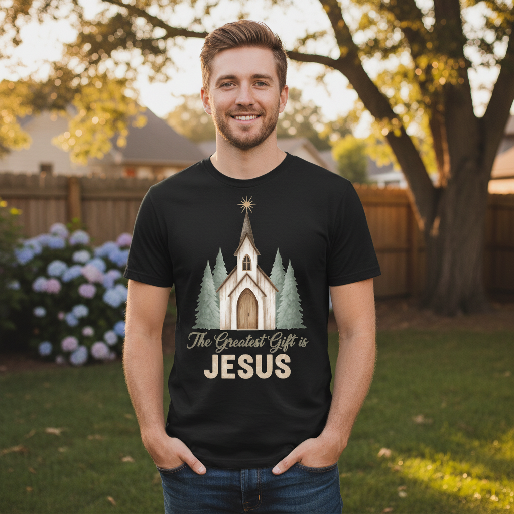 The greatest gift is Jesus Premium Crewneck T-shirt