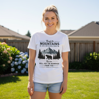 Though the mountains move and the hills shake Premium Crewneck T-shirt