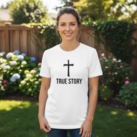 Load image into Gallery viewer, True story Premium Unisex Crewneck T-shirt | Bella + Canvas 3001
