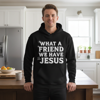 Load image into Gallery viewer, What a friend we have in Jesus Unisex Pullover Hoodie
