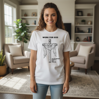 Load image into Gallery viewer, Work for God the retirement benefits are forever Premium Unisex Crewneck T-shirt
