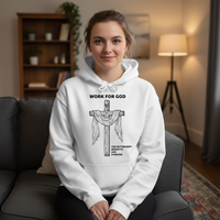 Load image into Gallery viewer, Work for God the retirement benefits are forever Unisex Pullover Hoodie
