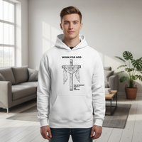 Load image into Gallery viewer, Work for God the retirement benefits are forever Unisex Pullover Hoodie
