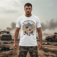 Load image into Gallery viewer, No weapon formed Premium Unisex Crewneck T-shirt | Bella + Canvas 3001
