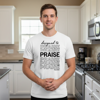 Load image into Gallery viewer, Designed to praise Premium Unisex Crewneck T-shirt

