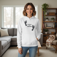Load image into Gallery viewer, Walking with Jesus Unisex Pullover Hoodie
