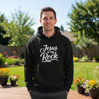 Load image into Gallery viewer, Jesus is my rock Unisex Pullover Hoodie
