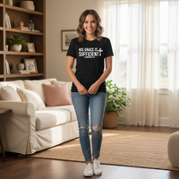 Load image into Gallery viewer, His grace is sufficient Premium Unisex Crewneck T-shirt
