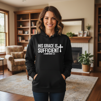 Load image into Gallery viewer, His grace is sufficient Unisex Pullover Hoodie
