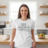 Load image into Gallery viewer, I can do all things though Christ who strengthens me Premium Unisex Crewneck T-shirt

