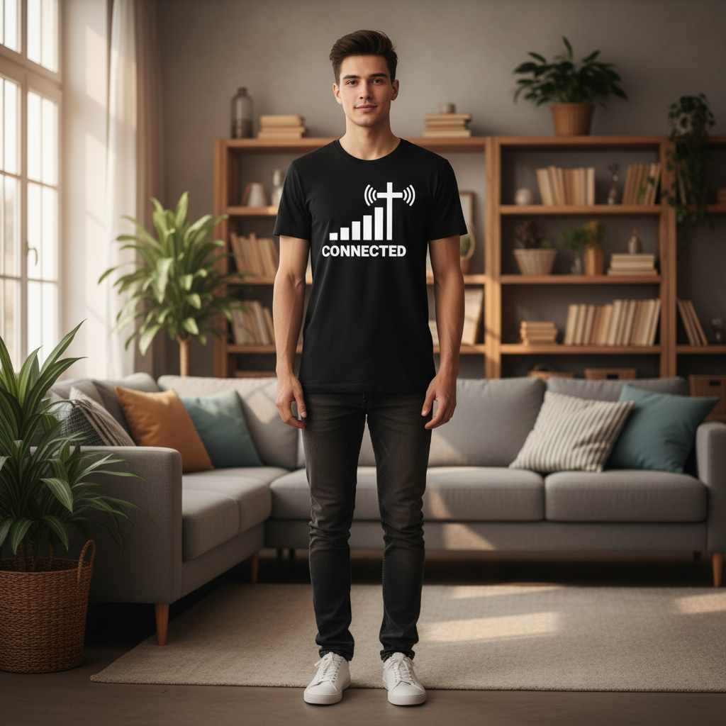 Connected Premium Unisex Crewneck T-shirt