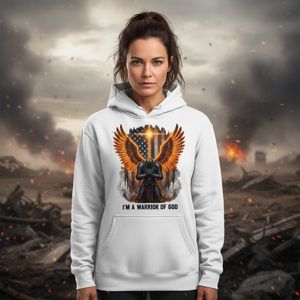 I'm a warrior of God Unisex Pullover Hoodie