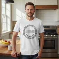 Load image into Gallery viewer, Jesus the way the truth the life Jesus Premium Unisex Crewneck T-shirt
