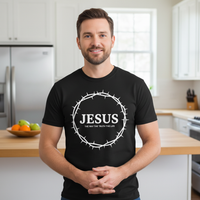 Load image into Gallery viewer, Jesus the way the truth the life Premium Unisex Crewneck T-shirt
