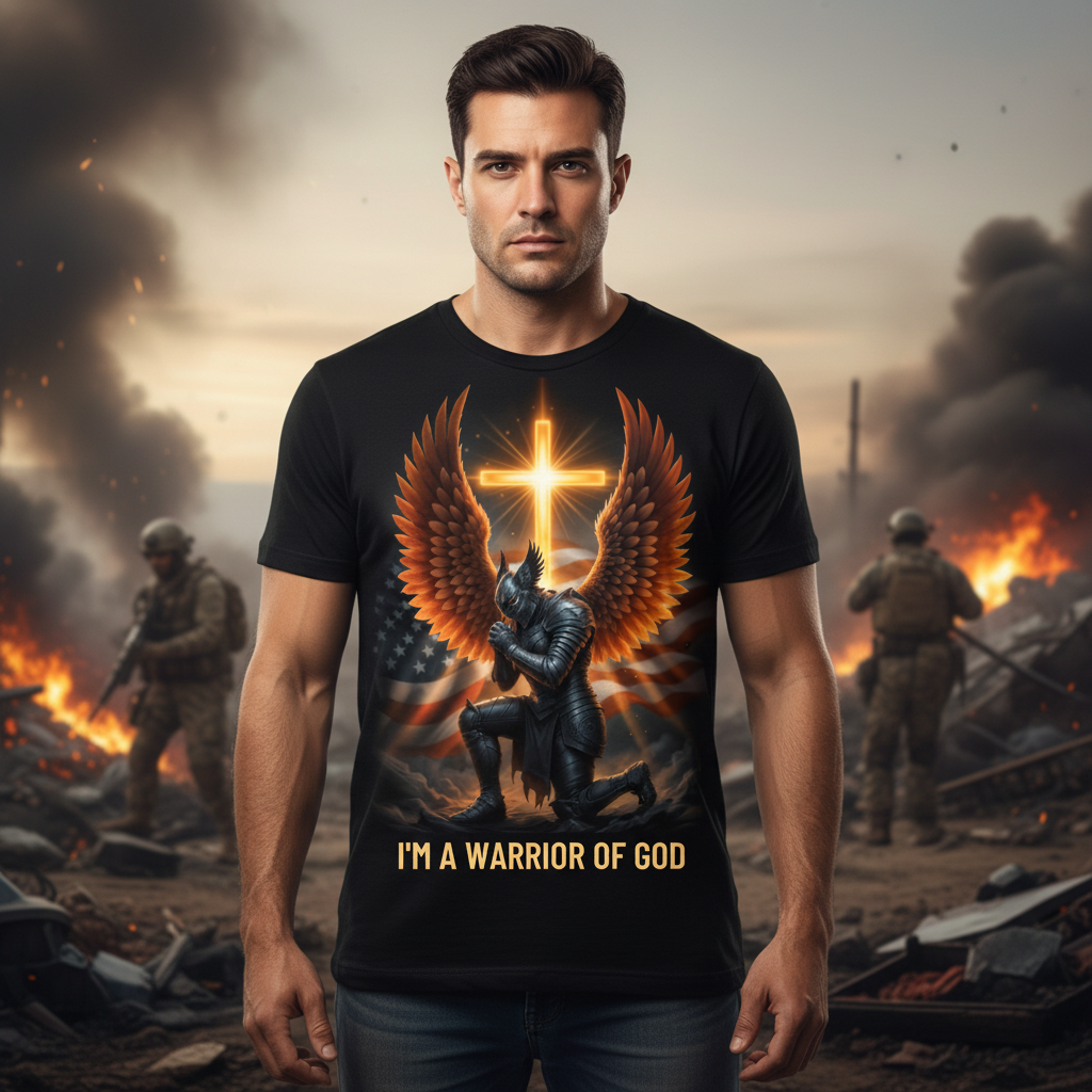 I'm a warrior of God Premium Crewneck T-shirt