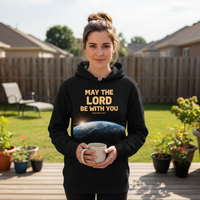 Load image into Gallery viewer, May the Lord be with you Unisex Pullover Hoodie
