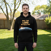 Load image into Gallery viewer, May the Lord be with you Unisex Pullover Hoodie
