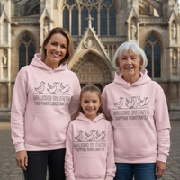 Load image into Gallery viewer, Walking by faith tripping constantly Pullover Hoodie
