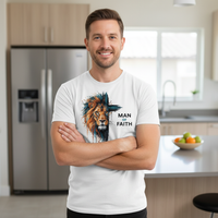 Load image into Gallery viewer, Man of faith Premium Crewneck T-shirt
