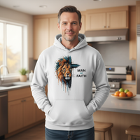 Load image into Gallery viewer, Man of faith Pullover Hoodie

