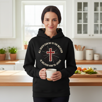 All death can do to the believed is deliver him to Jesus Premium Pullover Hoodie
