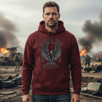 Make no peace with evil Premium Pullover Hoodie