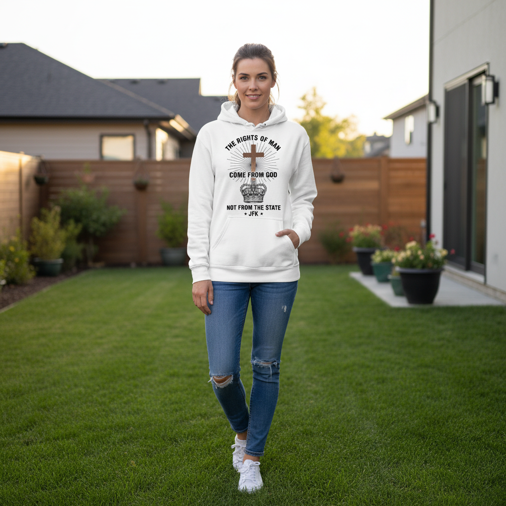 The rights of man come from God not from the state Pullover Hoodie