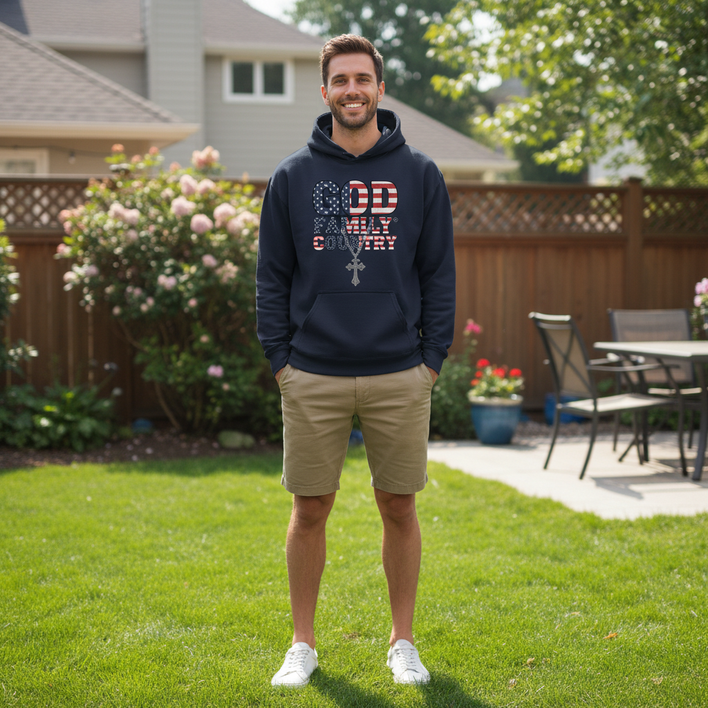 God family country (3) Premium Pullover Hoodie