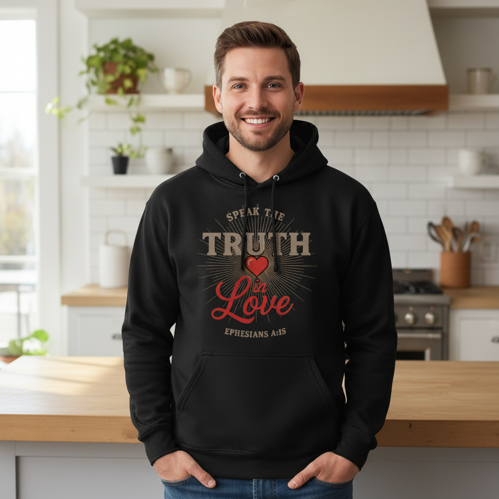 Speak the truth in love Premium Pullover Hoodie