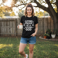 Living proof of a loving God Premium Pullover Hoodie