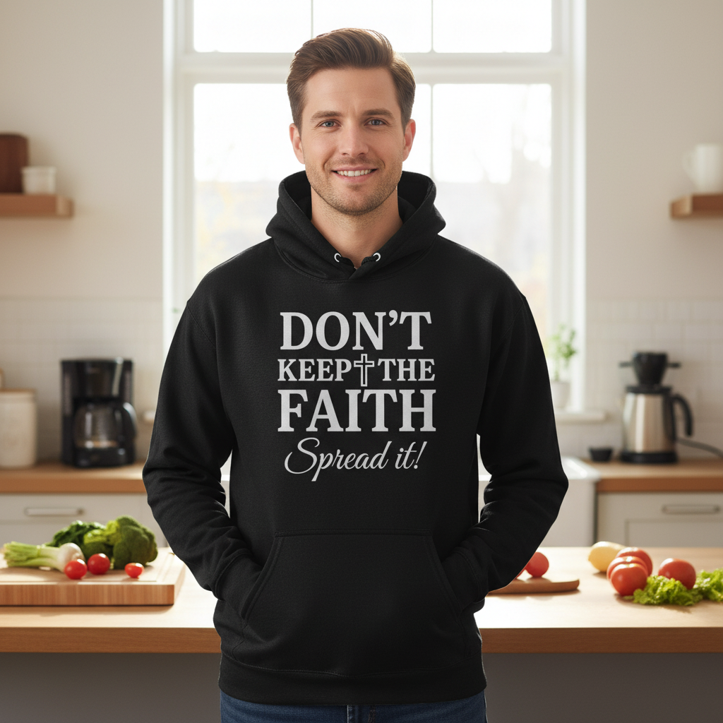 Don't keep the faith spread it Premium Pullover Hoodie