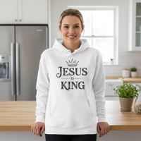 Jesus is King Premium Pullover Hoodie