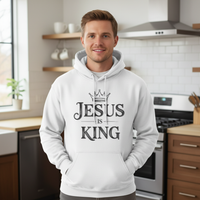 Jesus is King Premium Pullover Hoodie
